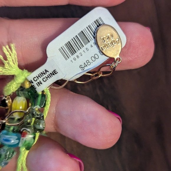 NWT Free People X Ariana Ost Marathon Anklet in Lime SOLD OUT - Picture 6 of 6